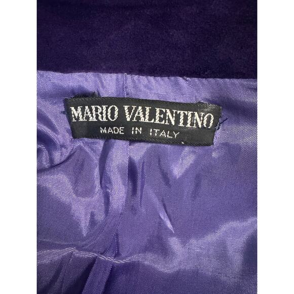 Mario Valentino Made in Italy suede jacket bold color-block Italian 42 (US S-M)a - Picture 7 of 8